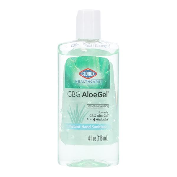 GBG AloeGel Gel Sanitizer 4 oz 65% Ethyl Alcohol Each, 24 EA/CA