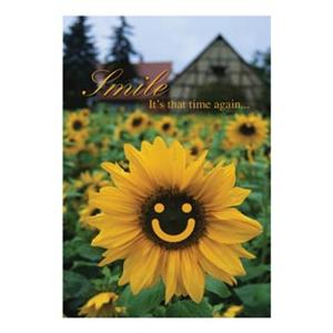 Laser 4-Up Recall Cards Sunflower Smile 8.5 in x 11 in 200/Pk