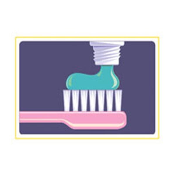 Imprinted Recall Cards Brush & Paste 4 in x 6 in 250/Pk