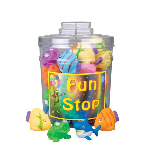 Water Squirters Canister Mix Assorted 108/Package