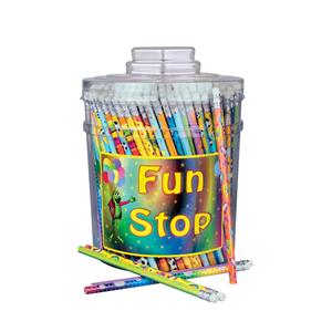 Pencils Canister Mix Assorted 288/Package