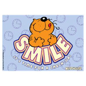 Imprinted Recall Cards Heathcliff Smile 4 in x 6 in 250/Pk