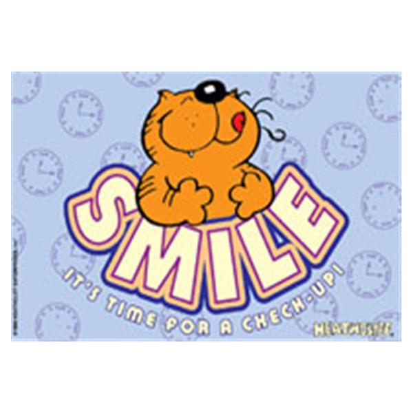 Imprinted Recall Cards Heathcliff Smile 4 in x 6 in 250/Pk