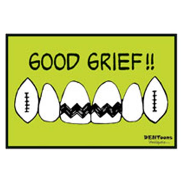 Imprinted Recall Cards Dentoon Good Grief 4 in x 6 in 250/Pk