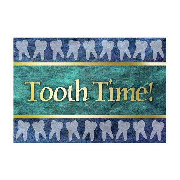 Imprinted Recall Cards Tooth Time 4 in x 6 in 250/Pk