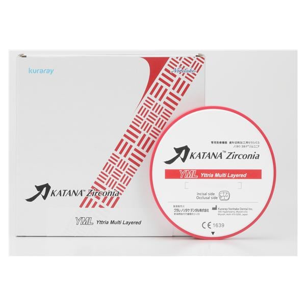 KATANA ZR YML Multi Layered Zirconia Disc B3 98.5x14 Ea