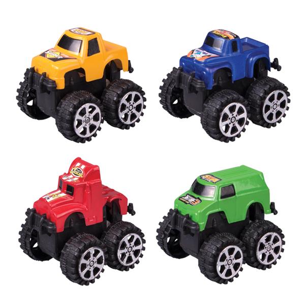Toy Monster Trucks Assorted Colors Plastic 3 in 36/Bag