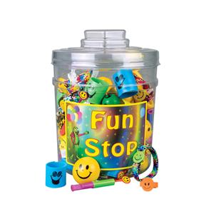 Canister Mix Dental Smile Toys Assorted 132/Pk