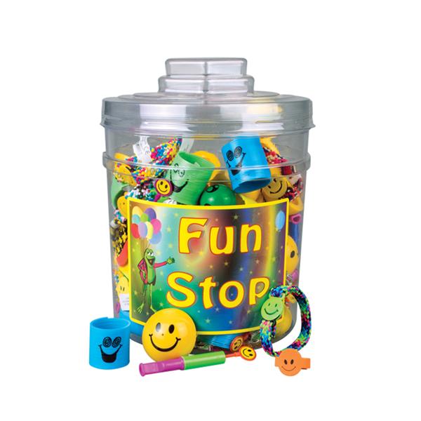 Canister Mix Dental Smile Toys Assorted 132/Pk
