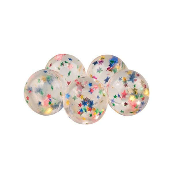 Toy Stars High-Bounce Superballs Clear 32 mm 100/Bag
