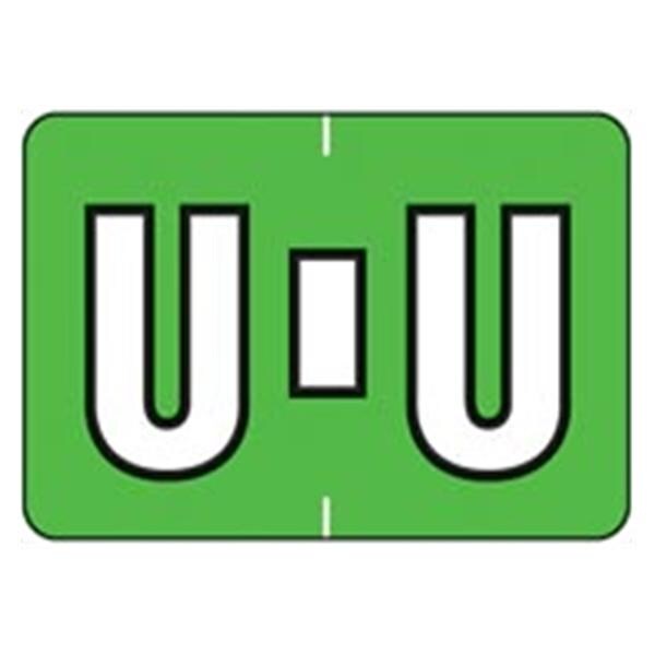 Colwell Jewel Tone "U" Labels 1.5"x1" 500/Rl