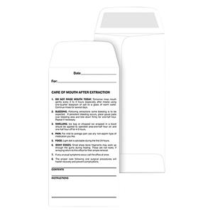 Dental Post-Op Instructions Envelopes English 500/Pk
