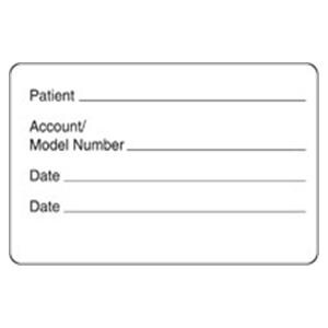 Model Box Labels Black Ink 2"x3.25" 100/Pk
