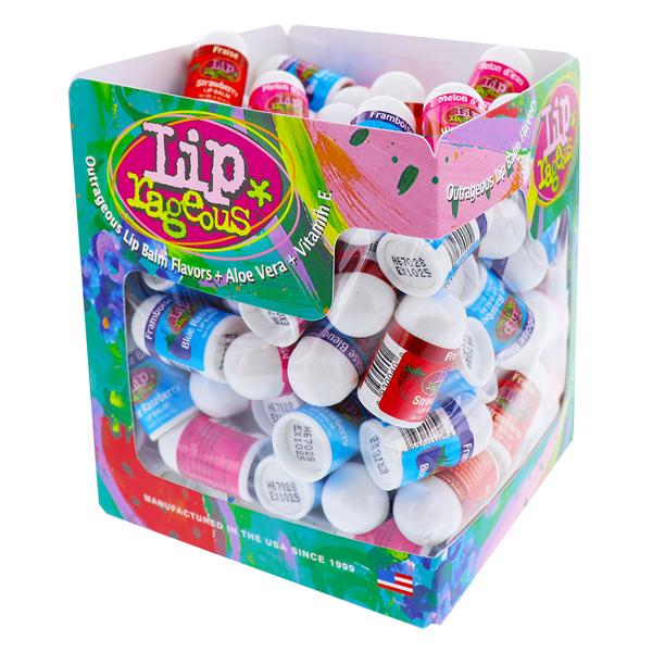 Lip Rageous Lip Balm Mini 2.5 in x 6.5 in x 5.5 in Assorted Cube...