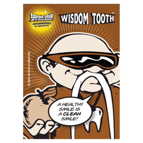 Laser 4-Up Recall Cards Wisdom Tooth 4 in x 6 in 100/Pk