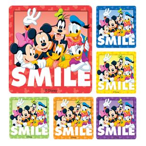 Stickers Disney Smile Assorted 100/Rl