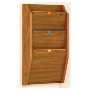 Chart Holder Priv 3-Pckt Mhgny 14x24x3.75 Ea Ea