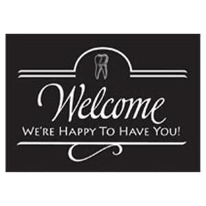 Imprinted Recall Cards Welcome Black & White 4 in x 6 in 250/Pk