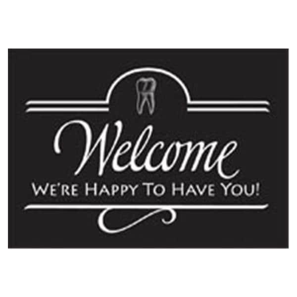 Imprinted Recall Cards Welcome Black & White 4 in x 6 in 250/Pk