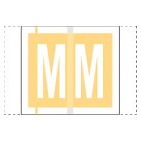 Col'R'Tab Compatible "M" LabelYellow 500/Rl