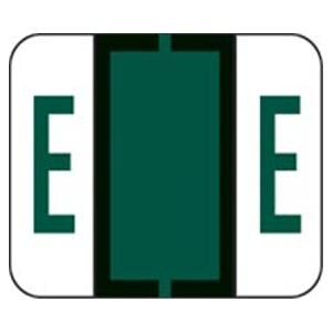 Tab "E" End Tab Labels1.25"x1" 500/Rl