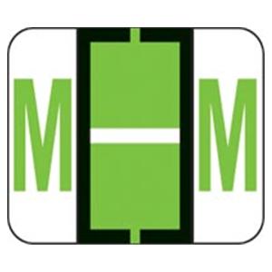 Tab "M" End Tab Labels 1.25"x1" 500/Rl
