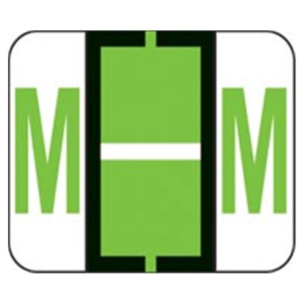 Tab "M" End Tab Labels 1.25"x1" 500/Rl
