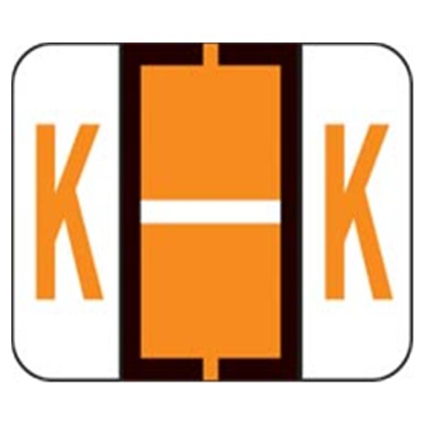 Tab "K" End Tab Labels1.25"x1" 500/Rl