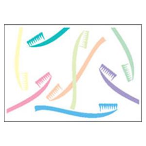 Imprinted Recall Cards Pastel Brushes 4 in x 6 in 250/Pk