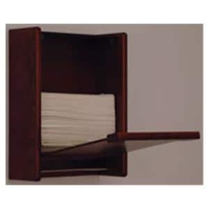 Paper Towel Dispenser Mahogany Wood With Waterproof Plastic Botto...