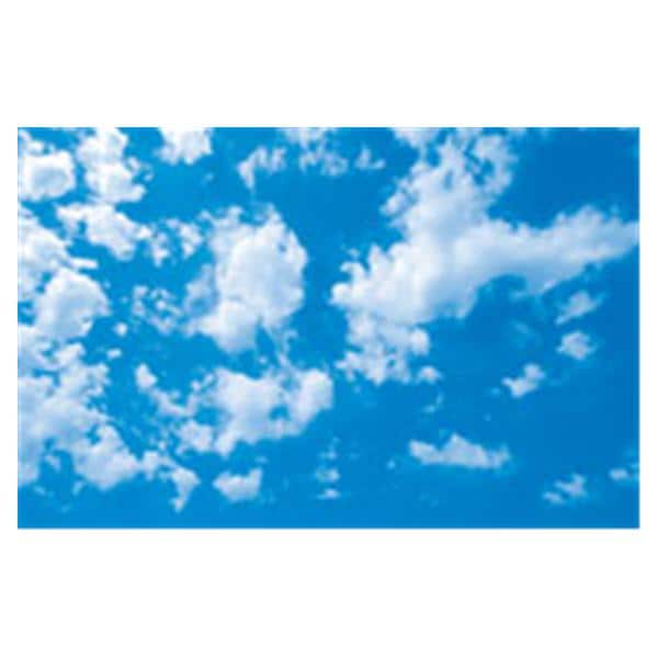 CeilingScenes Acoustic Tile Scattered Clouds 4-Tiles Square 24 in x 24 in Ea