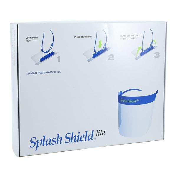 Splash Shield Lite Shield 40/Box, 5 BX/CA