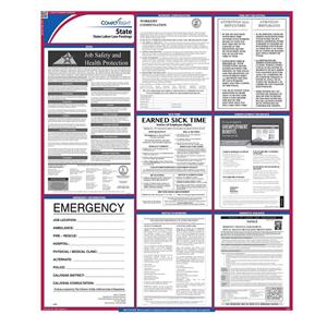 Poster State Labor Law Alaska English 27 in x 39 in Ea
