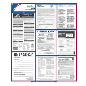 Poster State Labor Law Georgia English 27 in x 39 in Ea