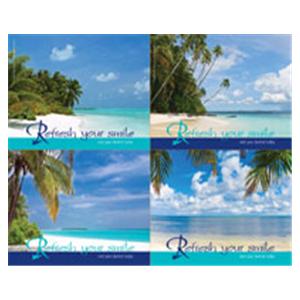 Laser 4-Up Recall Cards Refresh Islands 8.5 in x 11 in 200/Pk