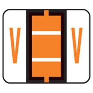 Tab "V" End Tab Labels1.25"x1" 500/Rl
