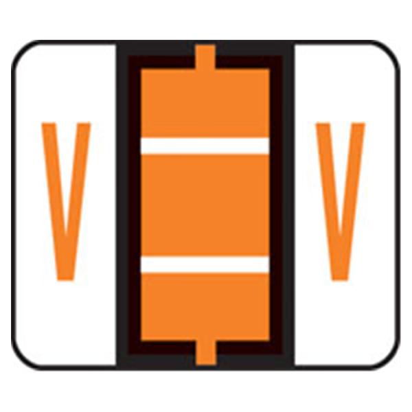 Tab "V" End Tab Labels1.25"x1" 500/Rl