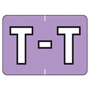 Sycom "T" End Tab Labels1"x1.5" 500/Rl