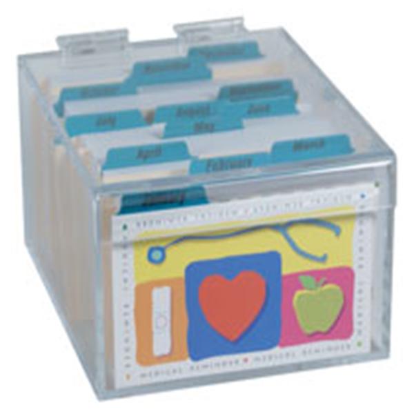 Acrylic Recall Card Box Holder Ea