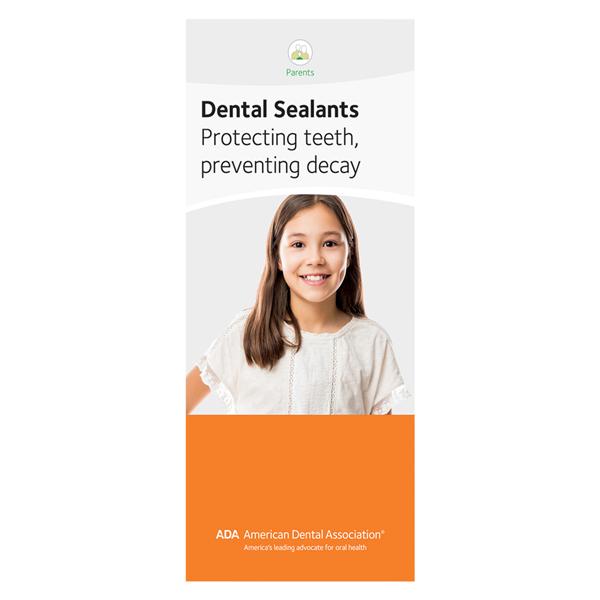 Brochure Dental Sealants 6 Panels English 50/Pk