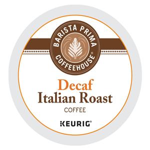 Barista Prima House Coffee Italian Dark Roast Decaf K-Cup 24/Bx