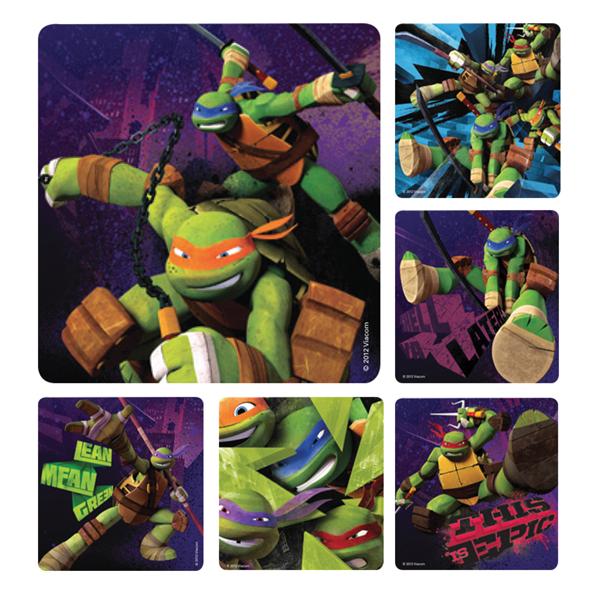 Stickers Teenage Mutant Ninja Turtles Assorted 100/Rl