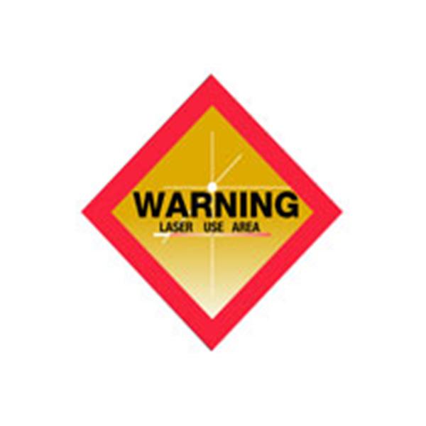OSHA Sign Warning Laser Use Area 10 in x 7 in Ea