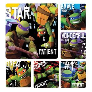 Stickers 2.5 in x 2.5 in Teenage Mutant Ninja Turtles Patient Ass...