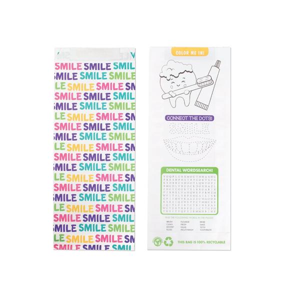 Fully Biodegradable & Recyclable Bags Paper Scatter Smile 100/Pk
