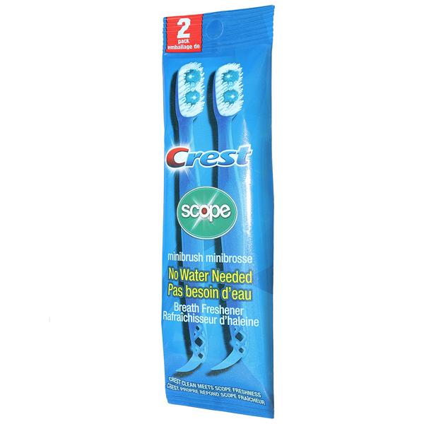 Scope Outlast Minibrush With Tongue Cleaner 36/Pk