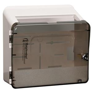 Sentinel Sharps Cabinet Beige/Gray 13x6x11-1/2" Lkg ABS Plstc f/ Cntnrs 175 Ea