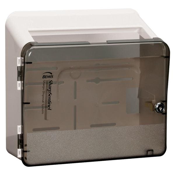 Sentinel Sharps Cabinet Beige/Gray 13x6x11-1/2" Lkg ABS Plstc f/ Cntnrs 175 Ea