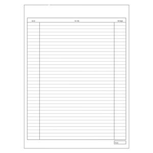 Exam Record Dental Chart Treatment Notes 2 Sided 100/Pk