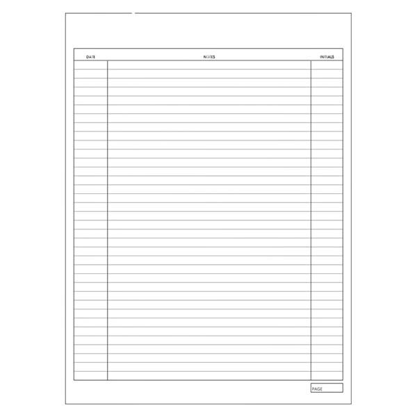 Exam Record Dental Chart Treatment Notes 2 Sided 100/Pk
